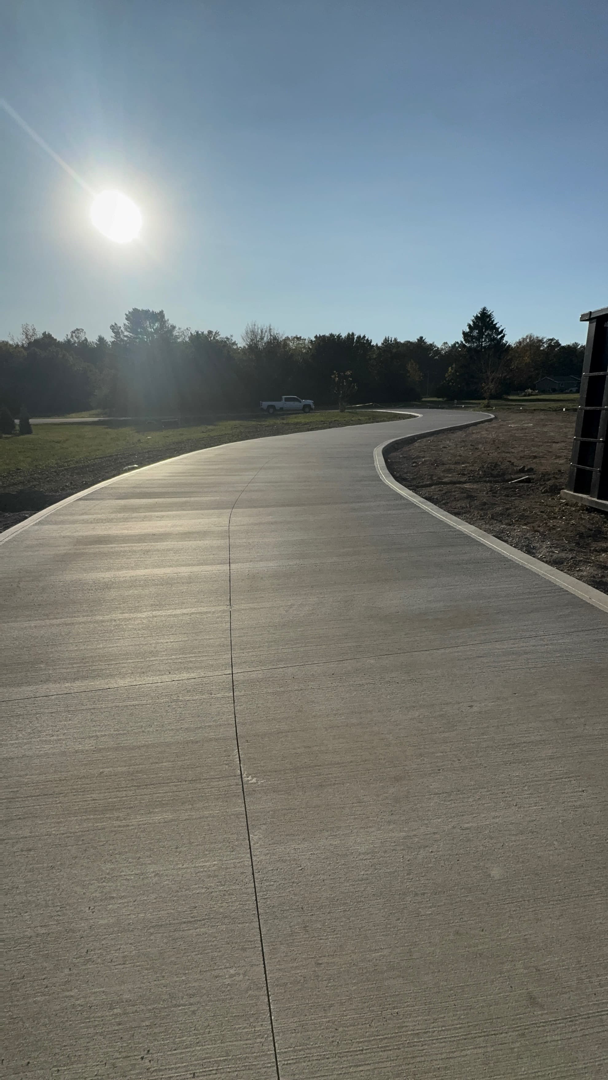 Curved Driveway